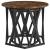 Masă laterală 2 pcs Stejar afumat 50 x 50 x 40 cm GartenMobel Dekor