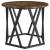 Masă laterală 2 pcs Stejar afumat 50 x 50 x 40 cm GartenMobel Dekor