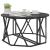 Masă de cafea Stejar negru 80 x 80 x 42 cm GartenMobel Dekor