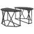 Masă de cafea Stejar negru 80 x 80 x 42 cm GartenMobel Dekor