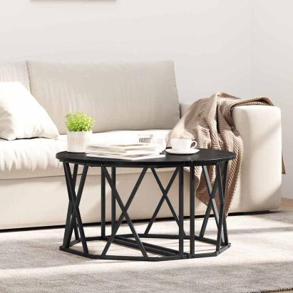 Masă de cafea Stejar negru 80 x 80 x 42 cm GartenMobel Dekor
