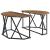 Masă de cafea Lemn vechi 80 x 80 x 42 cm GartenMobel Dekor