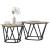 Set măsuțe laterale 2 pcs Stejar sonoma 50 x 50 x 40 cm GartenMobel Dekor