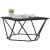 Masă de cafea Stejar negru 80 x 80 x 45 cm GartenMobel Dekor