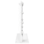 Oglindă de toaletă Alb 60 x 55 x 18 cm Lemn compozit și sticlă GartenMobel Dekor