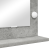 Oglindă de toaletă cu oglindă Gri din beton 60 x 55 x 18 cm GartenMobel Dekor