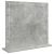 Oglindă de toaletă cu oglindă Gri din beton 60 x 55 x 18 cm GartenMobel Dekor