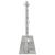 Oglindă de toaletă cu oglindă Gri din beton 100 x 55 x 18 cm GartenMobel Dekor