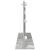 Oglindă de toaletă cu oglindă Gri din beton 80 x 45 x 18 cm GartenMobel Dekor