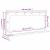Oglindă de toaletă cu oglindă Gri din beton 100 x 45 x 18 cm GartenMobel Dekor