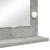 Oglindă de toaletă cu oglindă Gri din beton 100 x 45 x 18 cm GartenMobel Dekor