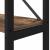 Raft pentru cărți Stejar afumat 156 x 25 x 167.5 cm GartenMobel Dekor