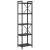 Bibliotecă Stejar negru 40 x 30 x 153 cm Lemn compozit GartenMobel Dekor