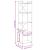 Bibliotecă sonoma gri 40 x 30 x 153 cm Lemn compozit GartenMobel Dekor