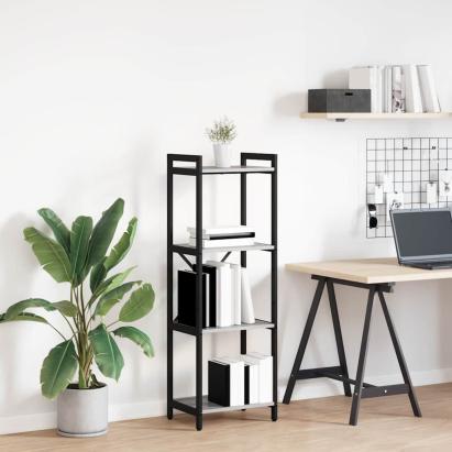 Bibliotecă sonoma gri 40 x 30 x 118 cm Lemn compozit GartenMobel Dekor
