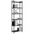 Bibliotecă Stejar negru 60 x 30 x 188 cm Lemn compozit GartenMobel Dekor