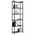 Bibliotecă Stejar afumat 60 x 30 x 188 cm Lemn compozit GartenMobel Dekor