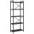 Bibliotecă Stejar negru 60 x 30 x 153 cm Lemn compozit GartenMobel Dekor
