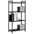 Bibliotecă Stejar negru 60 x 30 x 118 cm Lemn compozit GartenMobel Dekor