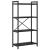 Bibliotecă Stejar negru 60 x 30 x 118 cm Lemn compozit GartenMobel Dekor