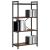 Bibliotecă Stejar afumat 60 x 30 x 118 cm Lemn compozit GartenMobel Dekor
