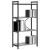 Bibliotecă sonoma gri 60 x 30 x 118 cm Lemn compozit GartenMobel Dekor