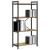 Bibliotecă stejar artizanal 60 x 30 x 118 cm Lemn compozit GartenMobel Dekor
