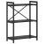 Bibliotecă Stejar negru 60 x 30 x 83 cm Lemn compozit GartenMobel Dekor