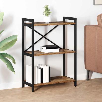 Bibliotecă Lemn vechi 60 x 30 x 83 cm Lemn compozit GartenMobel Dekor