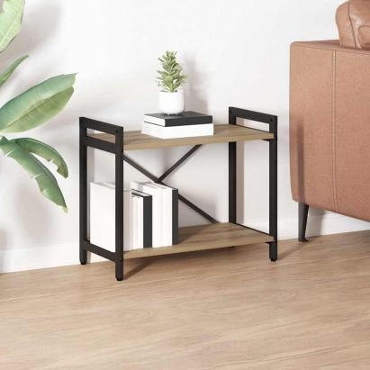 Bibliotecă stejar artizanal 60 x 30 x 48.5 cm Lemn compozit GartenMobel Dekor
