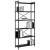 Bibliotecă Stejar negru 80 x 30 x 188 cm Lemn compozit GartenMobel Dekor