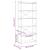 Bibliotecă Stejar afumat 80 x 30 x 188 cm Lemn compozit GartenMobel Dekor