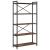 Bibliotecă Stejar afumat 80 x 30 x 153 cm Lemn compozit GartenMobel Dekor