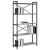 Bibliotecă sonoma gri 80 x 30 x 153 cm Lemn compozit GartenMobel Dekor