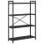 Bibliotecă Stejar negru 80 x 30 x 118 cm Lemn compozit GartenMobel Dekor