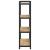 Bibliotecă stejar artizanal 80 x 30 x 118 cm Lemn compozit GartenMobel Dekor