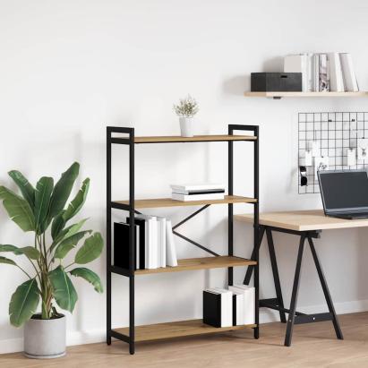 Bibliotecă stejar artizanal 80 x 30 x 118 cm Lemn compozit GartenMobel Dekor