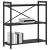 Bibliotecă Stejar negru 80 x 30 x 83 cm Lemn compozit GartenMobel Dekor