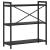 Bibliotecă Stejar negru 80 x 30 x 83 cm Lemn compozit GartenMobel Dekor