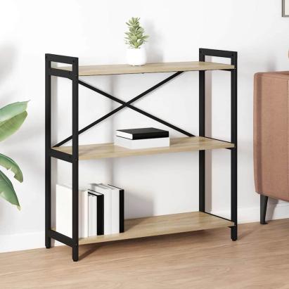 Bibliotecă Stejar sonoma 80 x 30 x 83 cm Lemn compozit GartenMobel Dekor