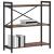 Bibliotecă Stejar afumat 80 x 30 x 83 cm Lemn compozit GartenMobel Dekor
