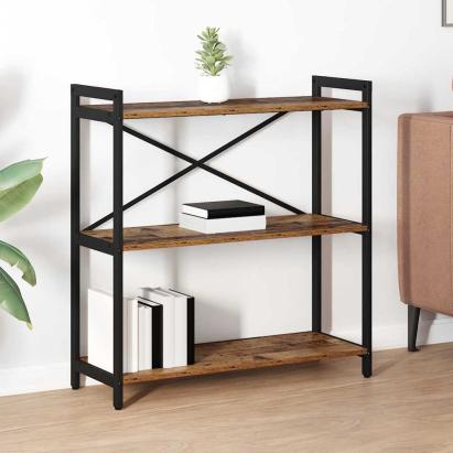 Bibliotecă Lemn vechi 80 x 30 x 83 cm Lemn compozit GartenMobel Dekor