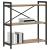 Bibliotecă stejar artizanal 80 x 30 x 83 cm Lemn compozit GartenMobel Dekor