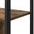 Raft pentru cărți Stejar afumat 80 x 30 x 155.5 cm GartenMobel Dekor