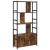 Raft pentru cărți Stejar afumat 80 x 30 x 155.5 cm GartenMobel Dekor