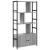 Raft pentru cărți sonoma gri 80 x 30 x 155.5 cm Lemn compozit GartenMobel Dekor
