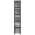 Raft pentru cărți sonoma gri 80 x 30 x 155.5 cm Lemn compozit GartenMobel Dekor