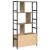 Raft pentru cărți stejar artizanal 80 x 30 x 155.5 cm GartenMobel Dekor