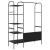 Suport pentru Hârtie Negru 120 x 44 x 160 cm Lemn compozit GartenMobel Dekor