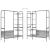 Suport pentru Hârtie Gri 120 x 44 x 160 cm Lemn compozit GartenMobel Dekor